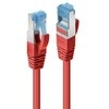Tinklo Kabelis - LINDY Cat.6A S/FTP LSZH Tinklo Kabelis, RJ45, M/M, 500MHz, 1.5 m, Raudonas
