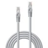 Tinklo kabelis - LINDY 1m Cat.5e U/UTP 100MHz RJ45 M Pilkas