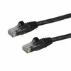 StarTech.com N6PATC3MBK tinklo kabelis 3 m Cat6 U/UTP (UTP) Juoda