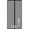 Drėkintuvas Dymo FLYSCREEN MAGNET CURT 120X240 ANTHRACIT