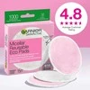 Garnier Skin Naturals Micellar Reusable Eco Pads Cleansiing Pads moterims, 3 pc