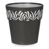 Stefanplast Vazonas su automatiniu drėkinimu Gaia Antracito Plastmasinis (15 x 15 x 15 cm)