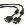 „Gembird CC-PPVGA-10M-B Premium VGA HD15M/HD15M“ dvigubai ekranuotas su 2 ferito šerdimis, 10M | Cablexpert