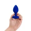 B-Vibe – Vibrating Jewel Plug L/XL Navy