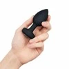 Dreamtoys B-Vibe - Vibrating Jewel Plug M/L Juodas Diamond