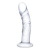 Glas Stiklas – lenktas tikroviškas stiklo dildo su venomis