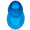 Oxballs – Glowhole-2 tuščiaviduris užpakalinis kištukas su LED įdėklu Mėlyna Morph Large
