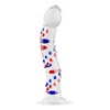 Glas No. 3 Glass Intimate Device with Textured Coloured Accents 19 cm