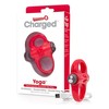The Screaming O – Charged Yoga Vibe Ring Raudona