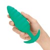 B-Vibe - Texture Plug Twist Žalias