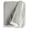 Gift Decor Fleece antklodė šviesiai pilka Baltas (130 x 170 cm)