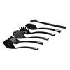 Virtuvės reikmenų rinkinys Quttin Juoda Nailonas (6 pcs)