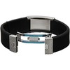 Guess Biżuteria GC CMB70716. Bransoletka, Kolor juoda sidabrinė. Mężczyzna.