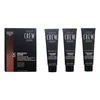 Rinkinys „Trio American Crew Precision Blend“ pusiau ilgalaikiai plaukų dažai, 4-5 natūralios spalvos, 3 vnt., 40 ml