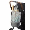 Beaba vežimėlio krepšys-mamos rankinė 2in1, POP UP TROLLER BAG BIARRITZ HEATHER, pilka