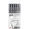 Uni - Fineliner, Hard Lettering Set (6 pcs) (401236)
