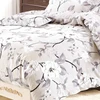 Deluxe medvilnės patalynės komplektas SVAJINGI VIJOKLIAI, 4 dalių, 200x220 cm