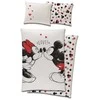 Dvipusis patalynės komplektas "Mickey and Minnie Love!", 140x200 cm