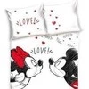 Dvipusis patalynės komplektas "Mickey and Minnie Love!", 140x200 cm