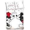 Dvipusis patalynės komplektas "Mickey and Minnie Love!", 140x200 cm