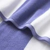 Medvilninis paplūdimio rankšluostis ZEBRA (violetinis)