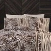 Patalynės komplektas LEOPARD BROWN, 6 dalių, 200x220 cm