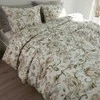 Saules Patalyne PREMIUM mako satino patalynė ORCHIDĖJOS ŠOKIS, 3 dalių, 200x220 cm