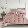 Saules Patalyne PREMIUM satino patalynės komplektas "Dusty Rožinė Royal", 200x220 cm