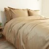 Saules Patalyne PREMIUM satino patalynės komplektas NUDE BROWN ROYAL