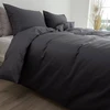 Saules Patalyne Satino patalynės komplektas ANTHRACITE, 2 dalių, 140x200 cm