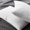 Saules Patalyne Žąsų pūkinė pagalvė su tiku (90%-pūkų, 10%-plunksnų) EXCLUSIVE ULTRA , 50x60 cm