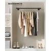 Braskehome 30 x 84 x 7 cm sieninis drabužių turėklas, kurio keliamoji galia - 60 kg