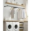Braskehome 30 x 84 x 7 cm sieninis drabužių turėklas, kurio keliamoji galia - 60 kg