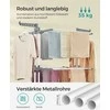 Braskehome 4 lygių skalbyklė su sulankstomais sparnais ir ratukais balta