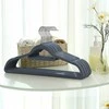 Braskehome Aksominės pakabos 100 vnt., šviesiai pilkos spalvos