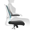Braskehome Ergonominė biuro kėdė "Tyla", baltai juoda