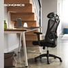 Shopme Ergonominė biuro kėdė. atlaikanti iki 150 kg. juoda