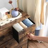Shopme Komoda su medžiaginiais stalčiais