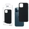 Dėklas 3MK Matt Case, Apple, iPhone 12/12 Pro, Juodas