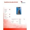 Kietasis išorinis diskas Adata HD650 2TB 2.5", USB 3.1 (suderinama su USB 2.0), Mėlynas