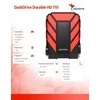 ADATA HD710P 1000 GB, 2.5", USB 3.1 (atgal suderinama su USB 2.0), Raudona