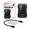 Kietasis diskas ADATA HD330 4000 GB, USB 3.1, Juodas