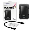 Išorinis kietasis diskas HDD ADATA HD330 AHD330-5TU31-CBK 5TB USB 3.2 Colour Juodas AHD330-5TU31-CBK