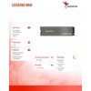 Adata SSD LEGEND 860 1TB PCIe 4x4 6000/4000 MB/s M.2