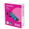 ADATA SC740 Išorinis kietasis diskas SSD 2 TB, Externe SSD - juodas/mėlynas, USB-C 3.2 Gen 2 (10 Gbit/s)