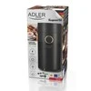 Kavamalė Adler | Kavos malūnas | AD 4446bg | 150 W | Kavos pupelių talpa 75 g | Juodas