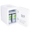 Adler | Mini šaldytuvas with mirror | AD 8085 | Free standing | Larder | Height 27 cm | Šaldytuvas net capacity 4 L | Baltas