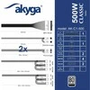 Akyga AK-C1-500 maitinimo blokas 468 W 24-pin ATX ATX Juoda