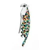 Alessi PARROT Korkociąg do butelių su aliuminio, kolorowa papuga