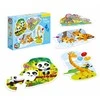 Dėlionė Alexander Multigra Baby Puzzle 4in1 Laukiniai gyvūnai